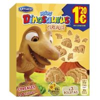 DINOSAURUS SNACKING CEREALES 120GR*12U