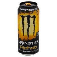MONSTER REHAB LEMON 500ML*24U.