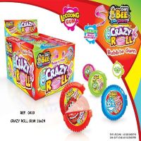 CRAZY ROLL GUM JOHNY BEE ESTUCHE 18GR*24U