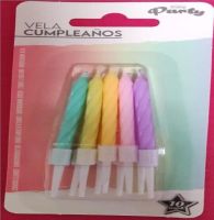 VELAS CUMPLEAÑOS GERIMPORT PACK10*24U