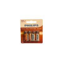 PILA EXTRA ZINC CHLORIDE PHILIPS AA R6 PACK4*12U
