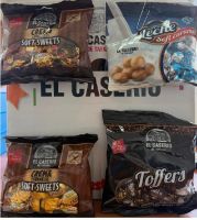 EL CASERIO LOTE CARAMELOS CAFE/DULCE LECHE/VAINILLA/CHOCOLATE 75GR*40U
