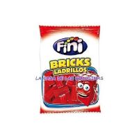 SAQUETAS FINI LADRILLOS FRESA BRILLO 90GR*12U
