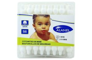 BASTONCILLOS ALGODON BEBÉS ALANEL PACK56*12U