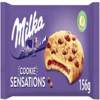 GALLETA MILKA COOKIES SENSATIONS 156GR. 12U.