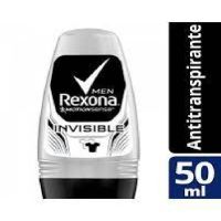 REXONA DEO ROLL ON MEN INVISIBLE BLACK/WHITE 50ML*6U
