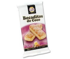 BOCADITOS DE COCO Y MIEL CODAN 140GR*12U