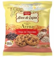 GALLETAS AVENA CHIPS CHOCOLATE ASINEZ 180GR*12U