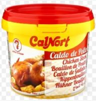 CALDO EN POLVO SABOR POLLO CALNORT 250GR*12U