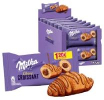 CROISSANT CHOCOLATE MILKA 1.2EUR 50GR*14U
