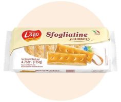 SFOGLIATINE HOJALDRE AZUCAR LAGO 135GR*20U