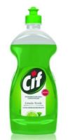 CIF DETERGENTE LAVAPLATOS LIMÓN VERDE 600ML*6U