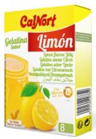 ESTUCHE 2 SOBRES GELATINA SABOR LIMÓN CALNORT 85GR*12U