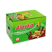 ALASKA GUSANITO RELLENO SABOR CREMA AVELLANA 18GR*24U