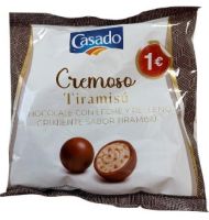 BOMBÓN CREMOSO TIRAMISÚ CASADO 70GR*18U