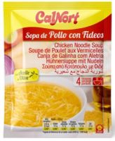SOPA DE POLLO CON FIDEOS CALNORT 66GR*24U